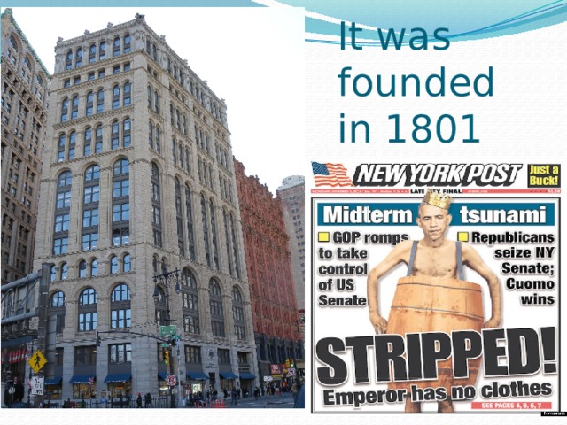 It was founded in 1801 