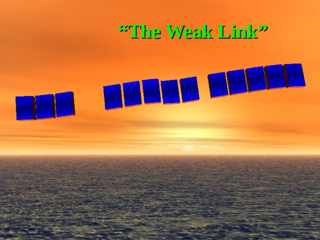 “ The Weak Link” 