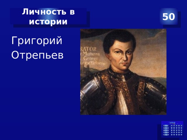 Личность в истории 50 Григорий Отрепьев 