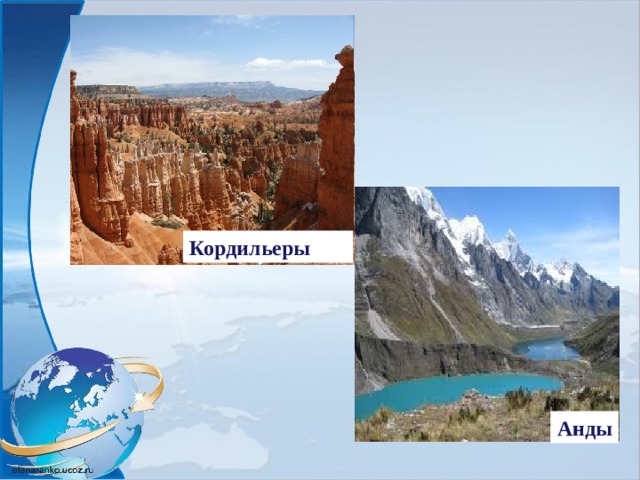 Кордильеры Анды  