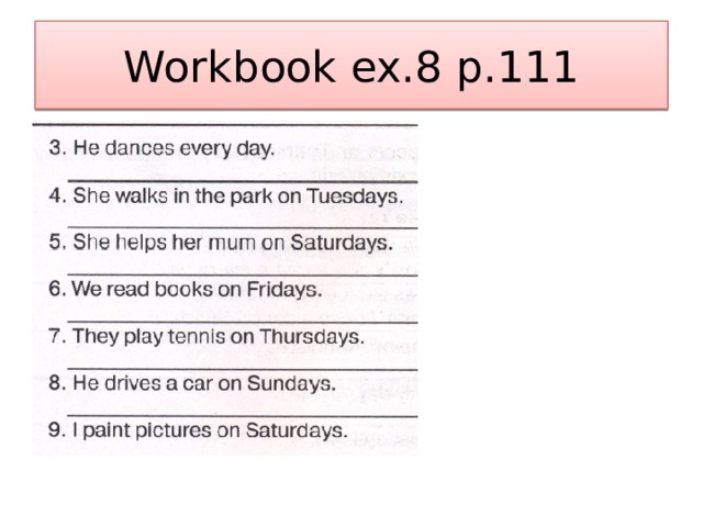 Workbook ex.8 p.111 