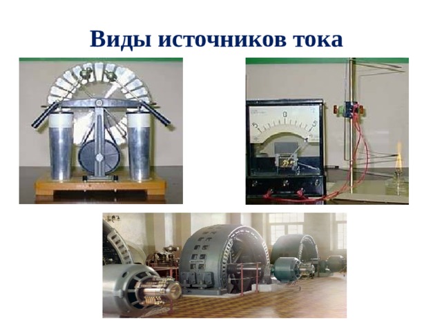 Виды источников тока 