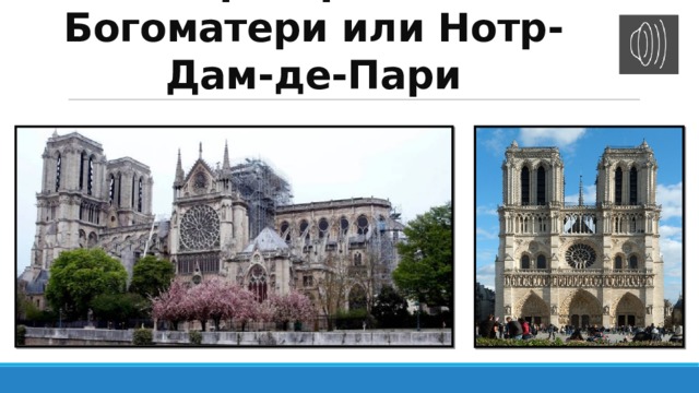 Собор Парижской Богоматери или Нотр-Дам-де-Пари 
