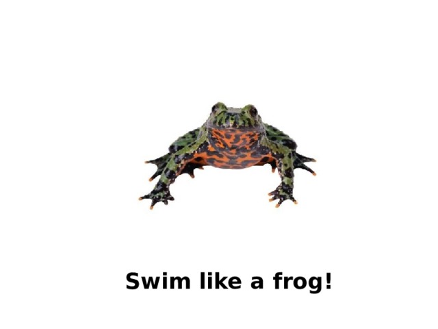 Swim like a frog! 