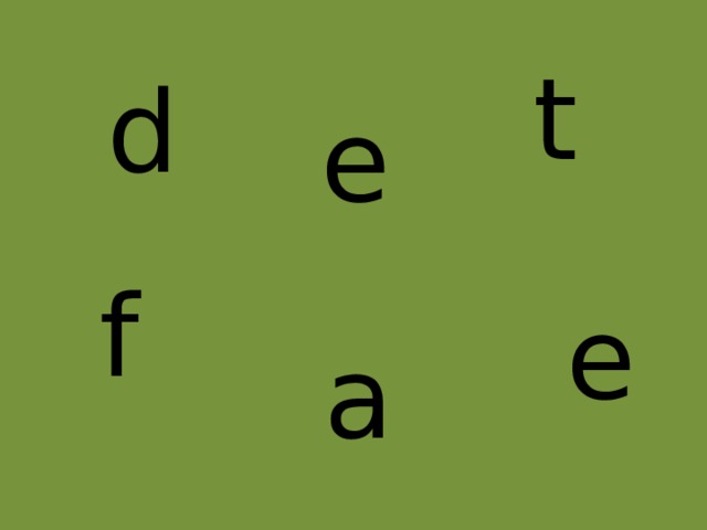 t d e f e a 