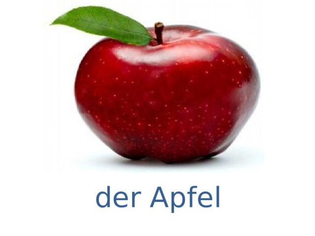 der Apfel 