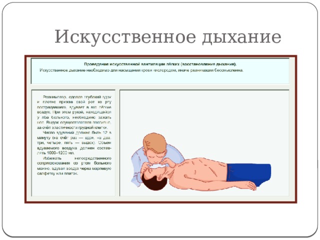 Искусственное дыхание 