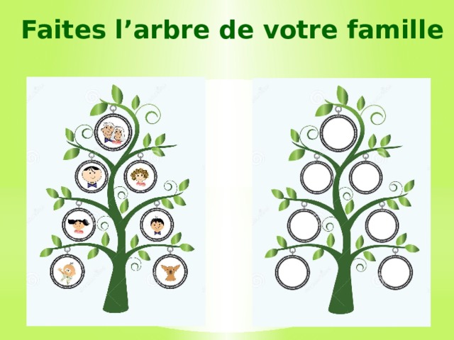 Faites l’arbre de votre famille 