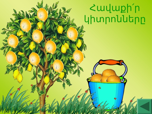 Հավաքի՛ր կիտրոնները 