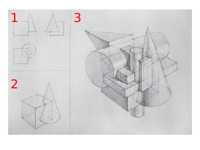 1 3  2  
