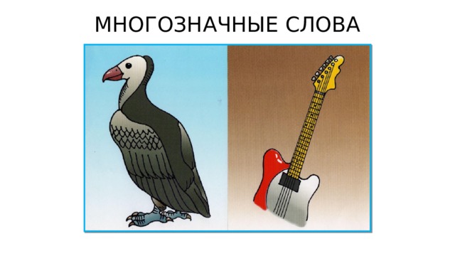 МНОГОЗНАЧНЫЕ СЛОВА 