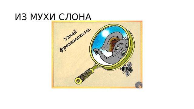 ИЗ МУХИ СЛОНА 