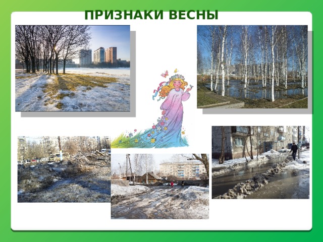 Признаки весны 