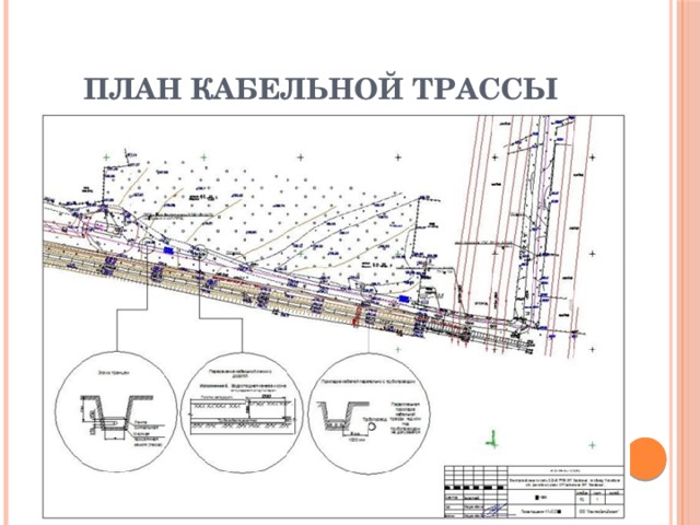 План кабельной трассы 
