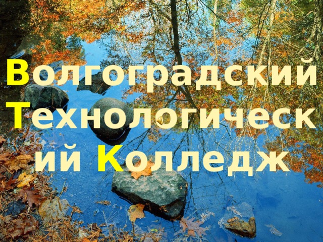 В олгоградский Т ехнологический К олледж 