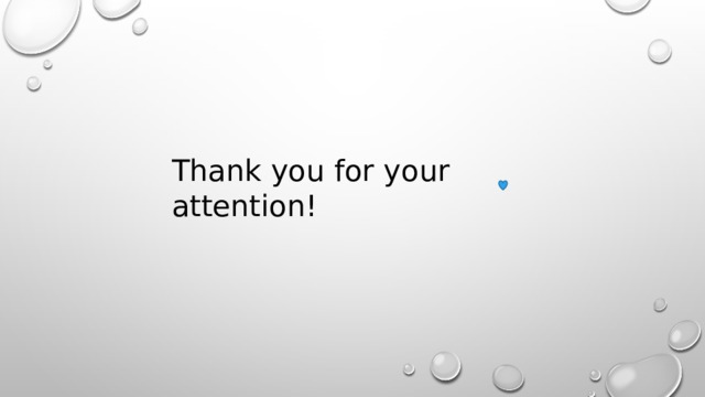 Thank you for your attention! 