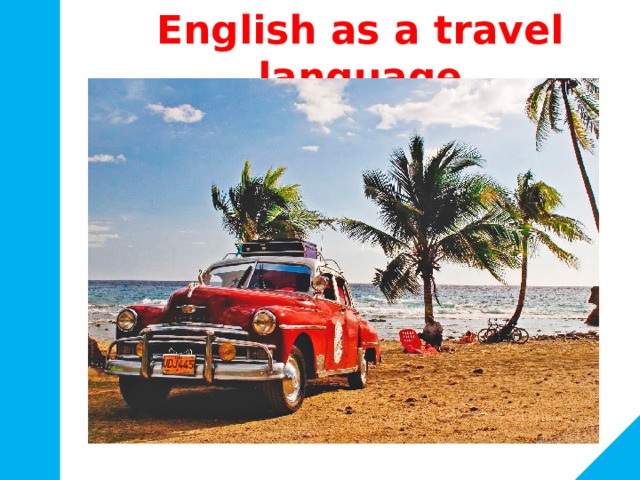 English as a travel language 