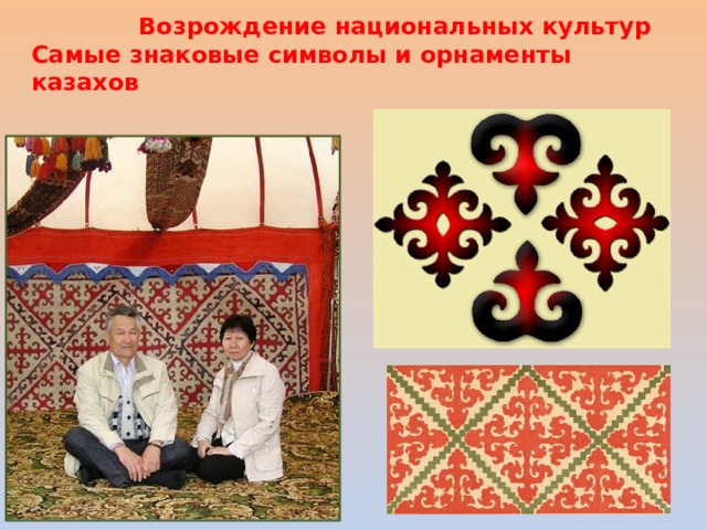  Возрождение национальных культур  Самые знаковые символы и орнаменты казахов    