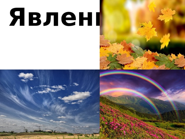 Явления 