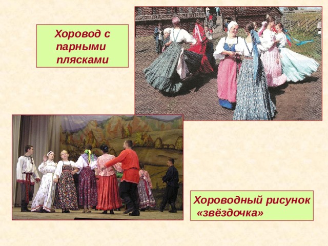 Хоровод с парными плясками Хороводный рисунок  «звёздочка» 