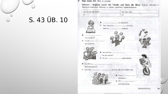 S. 43 Üb. 10 