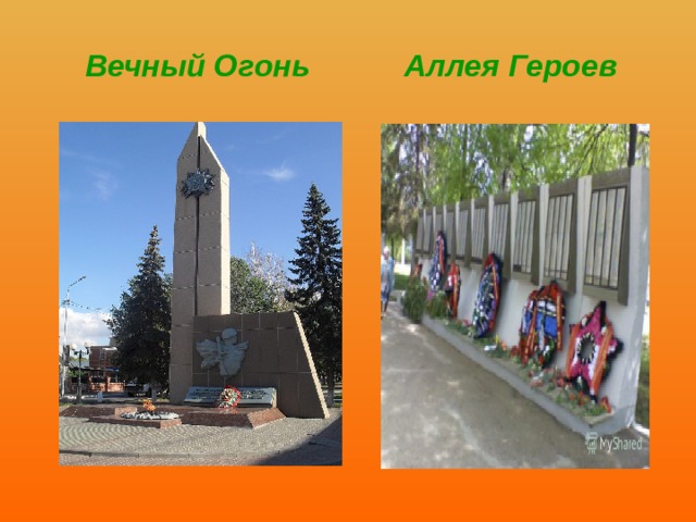  Вечный Огонь Аллея Героев 