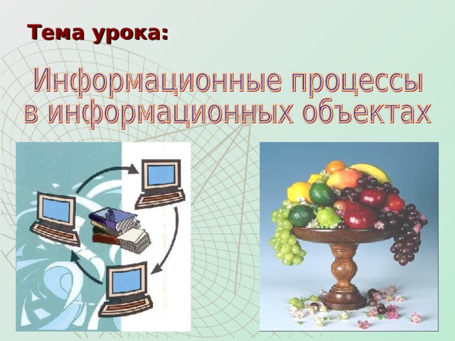 Тема урока: 