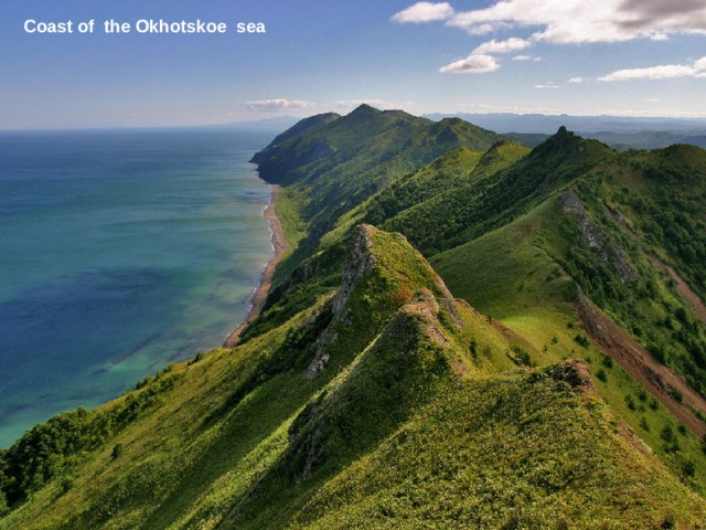 Coast of the Okhotskoe sea 
