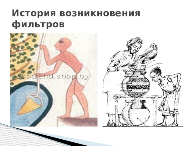 История возникновения фильтров 