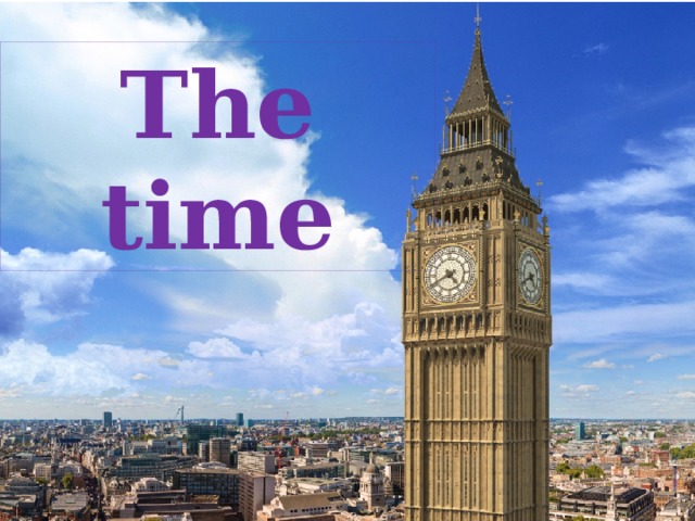 The time 