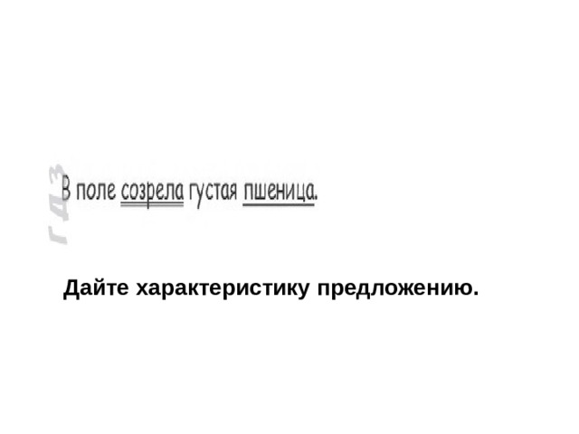Дайте характеристику предложению. 