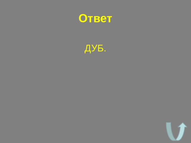 Ответ ДУБ. 