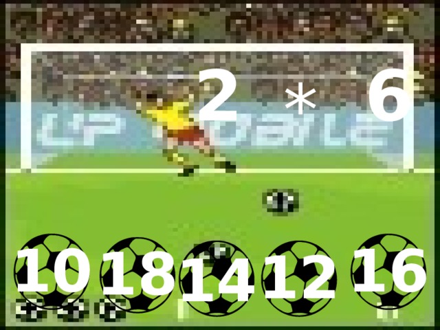 2 6 * 10 16 18 12 14 