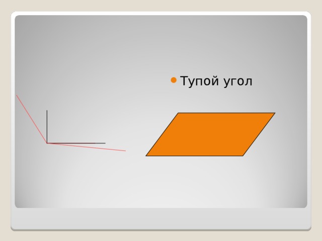 Тупой угол 