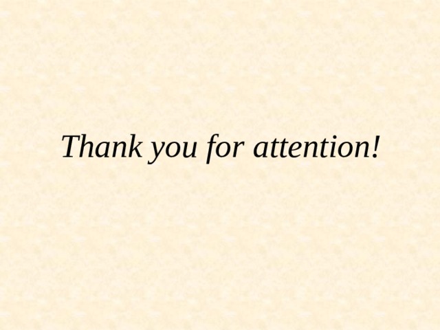 Thank you for attention! 
