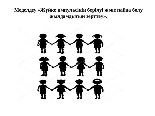 Моделдеу «Жүйке импульсінің берілуі және пайда болу жылдамдығын зерттеу». 