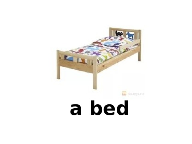 a bed 