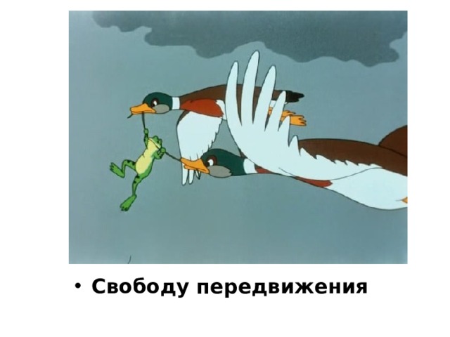 Свободу передвижения 