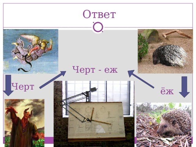   Ответ Черт - еж Черт ёж 