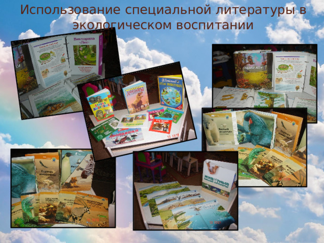 Использование специальной литературы в экологическом воспитании 