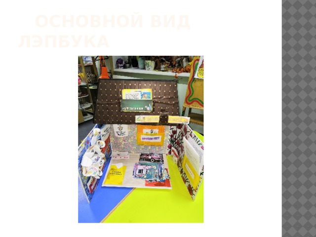  Основной вид лэпбука 