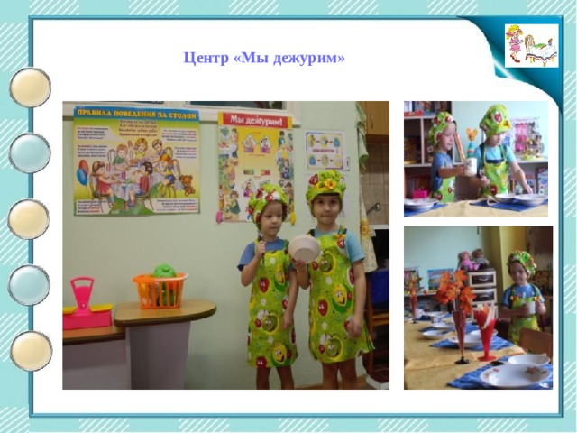 Центр двигательной активности Центр «Мы дежурим» 