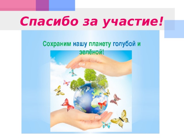 Спасибо за участие! 