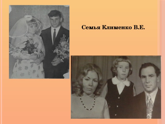 Семья Клименко В.Е. 