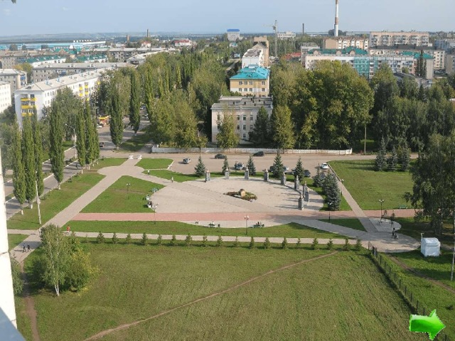 Карта Туймазинского района Аллея героев 