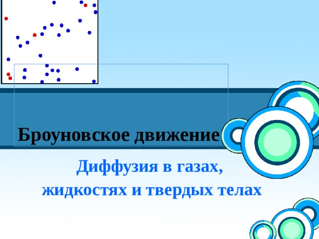 02.11.20 Броуновское движение Диффузия в газах,  жидкостях и твердых телах 