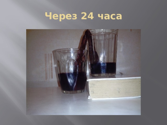 Через 24 часа 