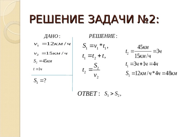 РЕШЕНИЕ ЗАДАЧИ №2: 