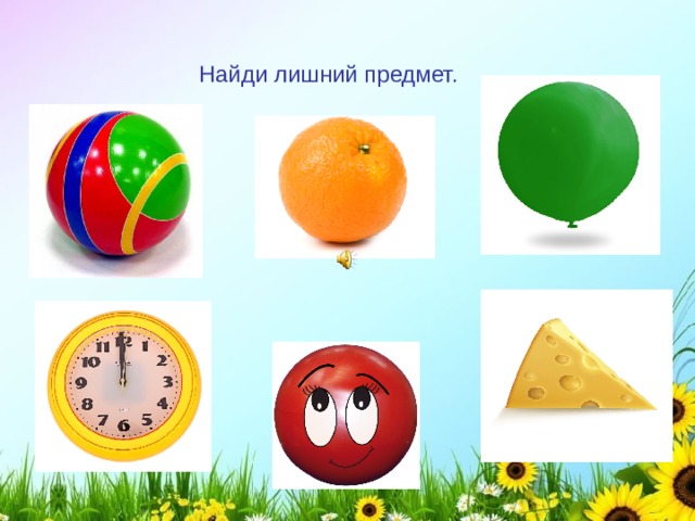 Найди лишний предмет. 