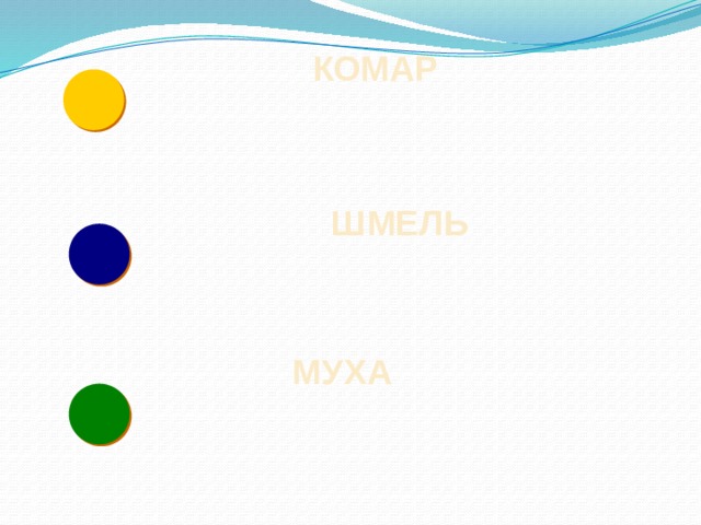 КОМАР ШМЕЛЬ МУХА 
